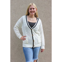 Button Front Cardigan by Love Tree