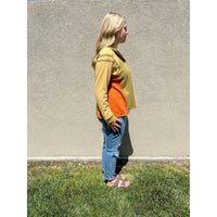 Colorblock Terry Knit Top by Easel