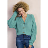 Puff Sleeve Cardigan by Signature 8