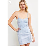 Bustier Denim Dress by Mustard Seed