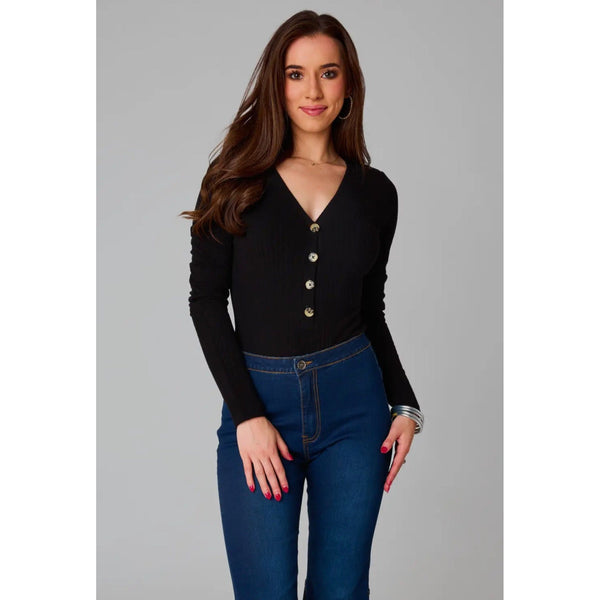 Holly Long Sleeve Bodysuit by Buddy Love