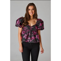 Blakely Peplum Top by Buddy Love