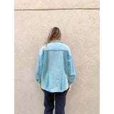 Easel Mineral Washed Jacket Blue