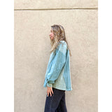 Easel Mineral Washed Jacket Blue