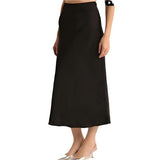 Z Supply Euphoria Skirt Luxe Sheen Midi Satin