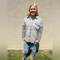 Washed Twill Jacket by Easel