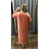 Tangerine Maxi Tee Dress by Culture Code