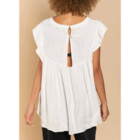 Embroidered Oversized Top by Pol