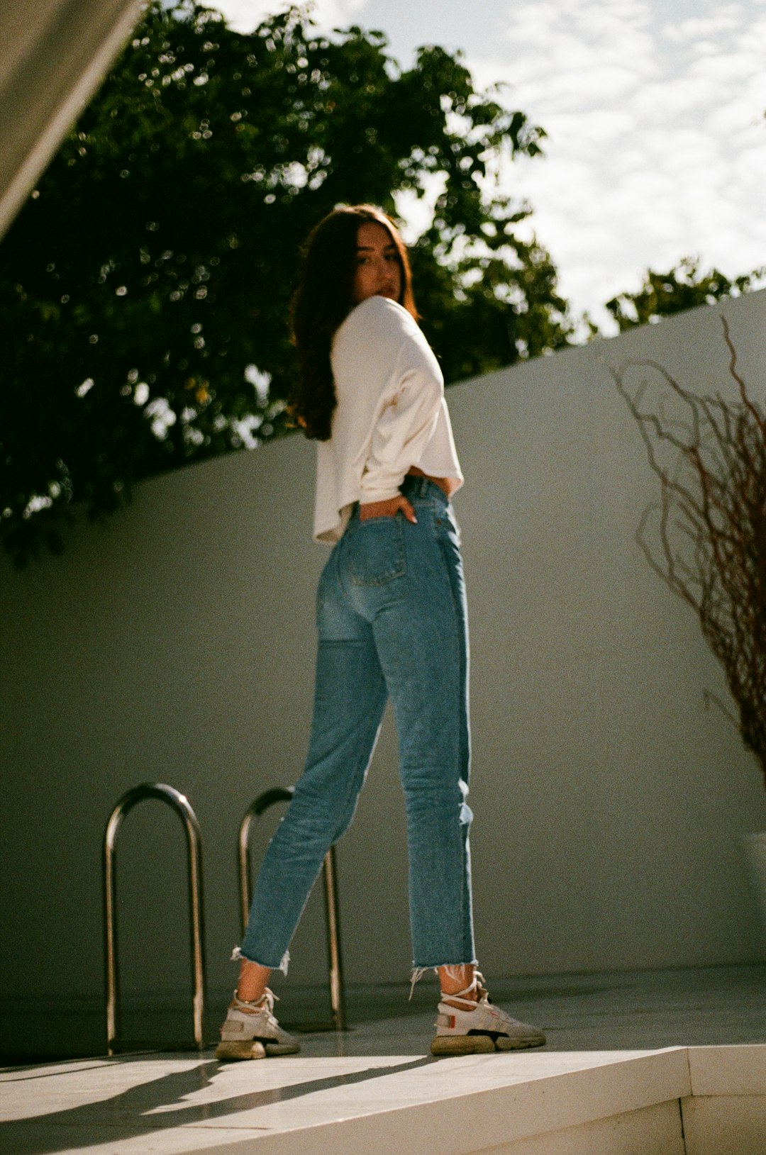 Abercrombie Curve Love Ultra High Rise Straight Jean