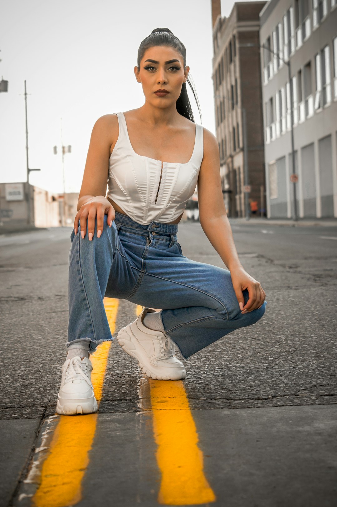 Gap High Rise Stride Wide-Leg Jeans